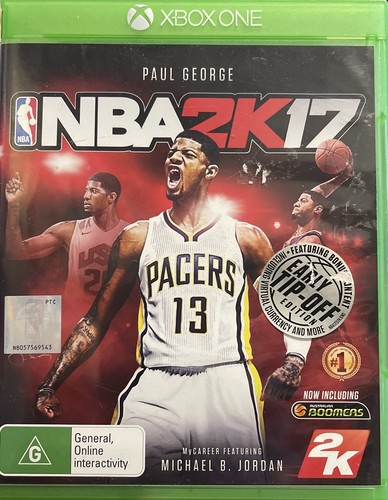 NBA 2K17 Microsoft XBOX One Basketball Game Paul George Early Tip-Off Edition T9 - Afbeelding 1 van 3