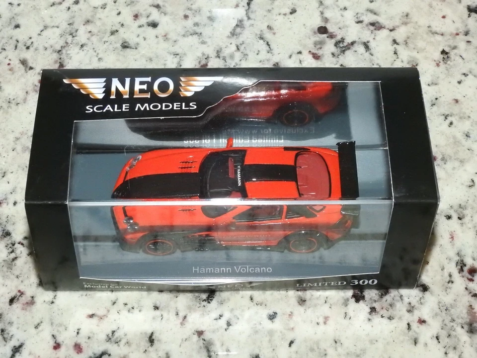 Carro de metal fundido raro modelos em escala NEO Hamann Volcano 1/43 - Imagem 3 de 4