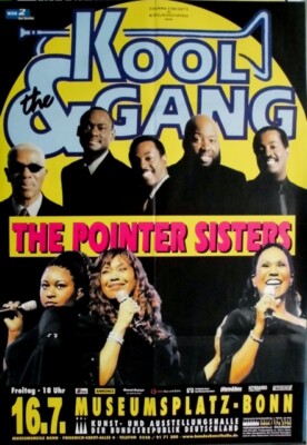 KOOL & THE GANG - 2004 -  Pointer Sisters - In Concert Tour - Poster - Bonn