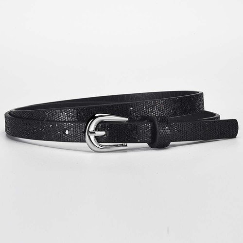 Children Glitter Leather Belt Metal Buckle Pants Waistband Adjustable Simple ∷ - Afbeelding 12 van 19