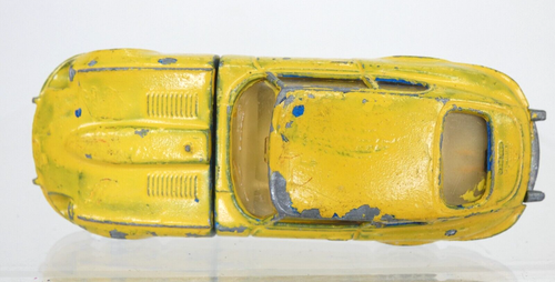 Majorette Jaguar E Type V12 1:60 No207 Toy Car Vintage Yellow Collectible France - Picture 12 of 15