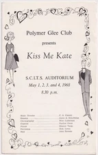 Vintage Programme Polymer Glee Club SCITS Auditorium Sarnia Ontario Canada 1968