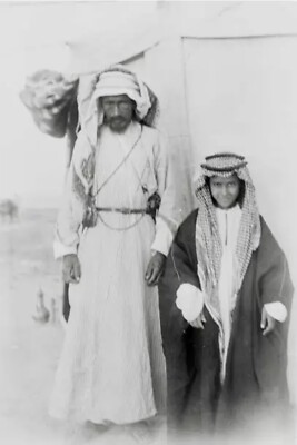 Abdullah bin Abd al Aziz Al Saud Kuwait März 1910 Foto 4x6