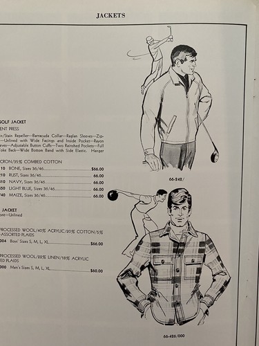 Vintage 1971 Mens Clothing Wholesale Catalog By Washington Manufacturing Co. - Picture 6 of 12