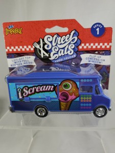 blue food truck toy