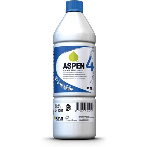 Aspen 4 Takt Alkylatbenzin Sonderkraftstoff Viertaktmotoren Rasenmäher Boote 1L