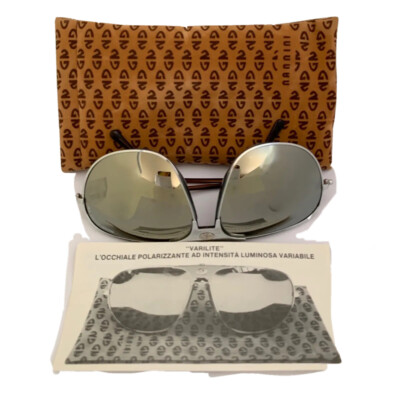 Vintage Giorgio NANNINI Varilite Sunglasss Polarized Aviator