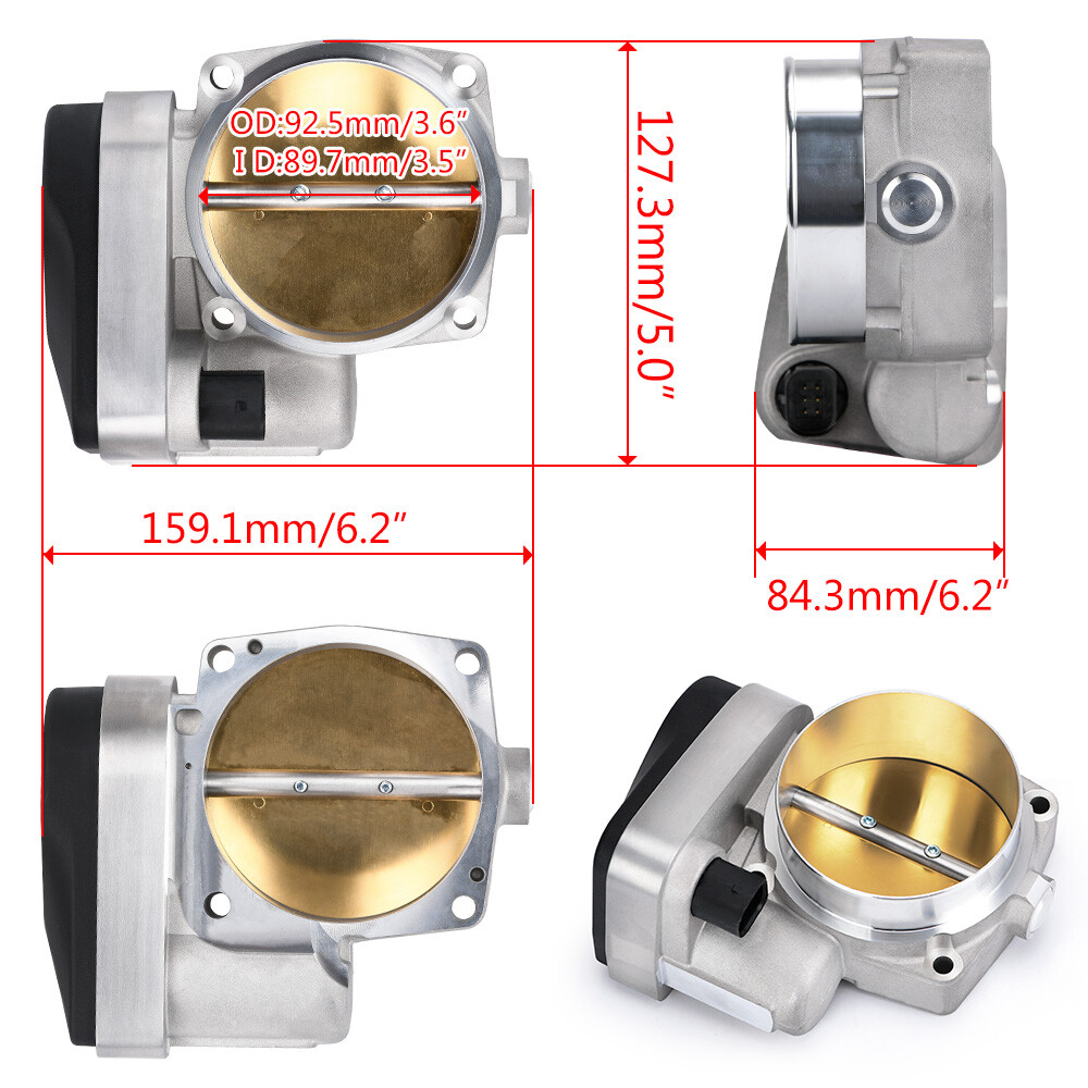 90MM Larger Throttle Body For 2013+ Dodge Challenger R/T SRT