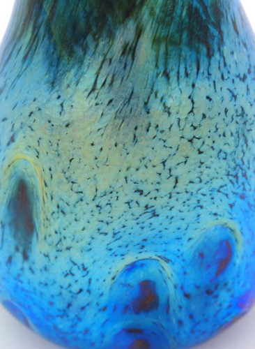 Jarrón brillo azul con diseño de nódulo. Por Saúl Alcaraz - Imagen 3 de 3