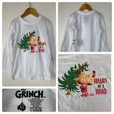 Universal Studios Dr. Seuss THE GRINCH Heart of A Who Kids Tee XS