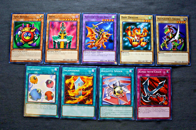 Joey Wheeler signature deck cards (Time Wizard, Jinzo, Baby Dragon,  Scapegoat..) | eBay