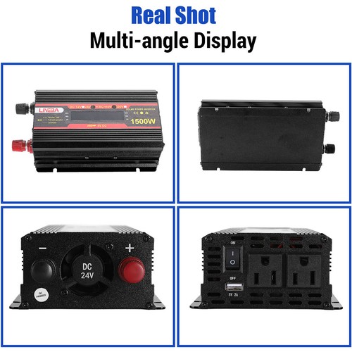 5000W 3000W 1500W 12V A 110V Convertidor Con 1 USB Para Coche Inversor Corriente - Picture 80 of 165