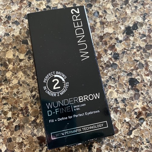 Wunder2 Wunderbrow Angled Dual D-Fine Brow Liner & Gel Shape Blonde new! - Picture 2 of 3
