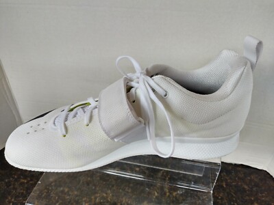 Adélie White Adidas Adipower Weightlift II Men's Squat Shoes White F9981 NWTs
