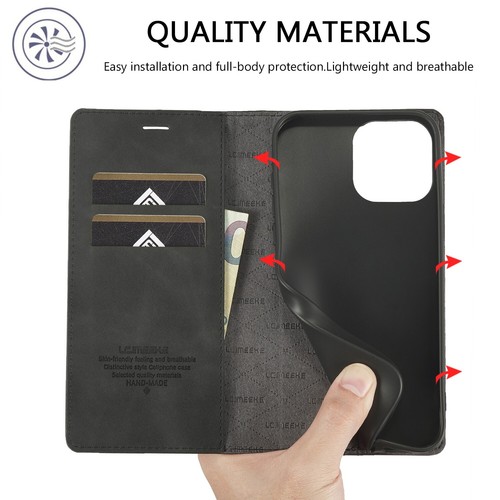 For iphone 16 15 Pro Max 14 13 12 11 XR 7 8 Phone Case Leather Wallet Flip Cover - Picture 10 of 73