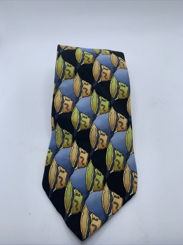 Jerry Garcia Race Record Drea Collection Nine Men's Silk Necktie Tie
