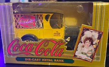 1993 ERTL Coca-Cola Die Cast Metal Coin Bank of 1923 Chevy Panel Delivery Truck