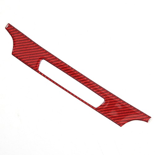 Red Carbon Fiber Warning Light Switch Frame Sticker Trim For Honda Pilot 2015-19 - Picture 10 of 12