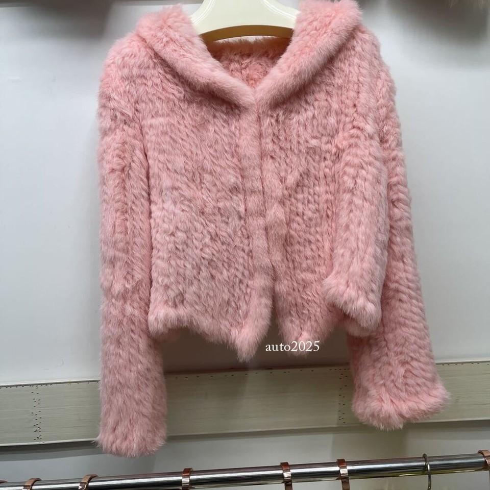 Denim Jacket Women Patchwork Imitation Rabbit Fur Lapel Loose  New Winter Quilted Jacket main image 1