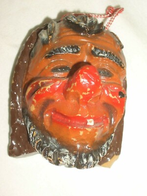 Freiburg - Tiengen Erdmännle Narrenmaske Larve Abzeichen Fasnet Fasnacht