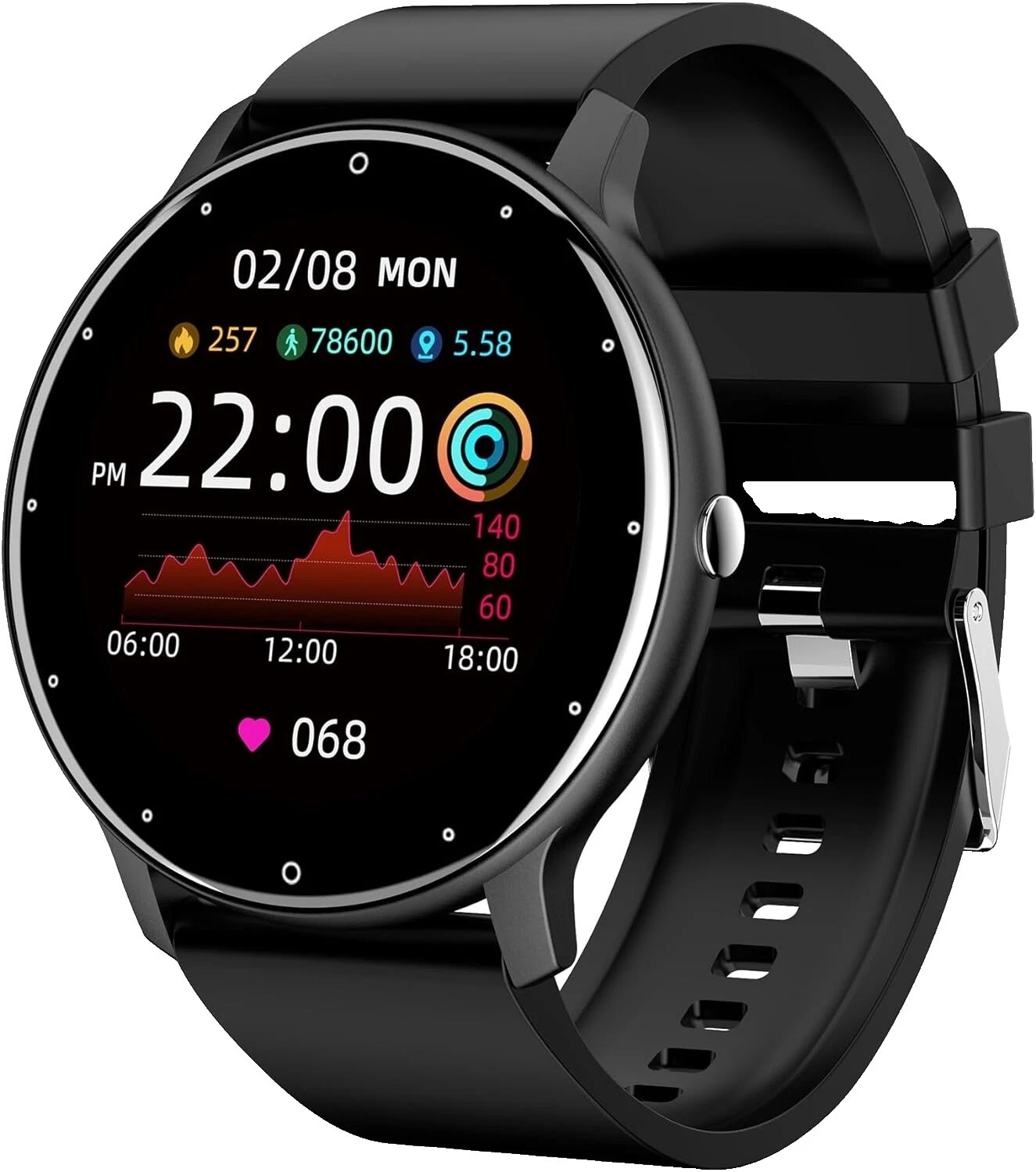 Fabric/Canvas Band Water-Resistant Smart Watches