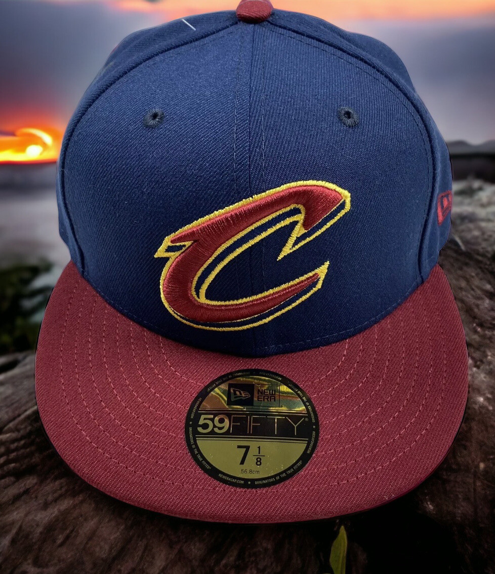 Cleveland Cavaliers CAVS New Era Cap Hat NBA 59FIFTY NEW Size 7 1