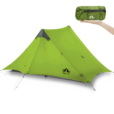 Ultralight Tent 2 Person Waterproof 3 Season for Camping Hiking Trekking