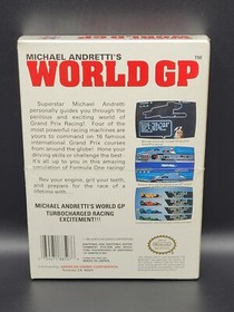 Michael Andretti's World GP (Nintendo, 1990) - NES, Sealed, Rare