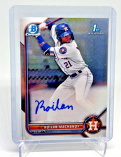 2022 Bowman Chrome ROILAN MACHANDY 1st RC On Card AUTO Astros