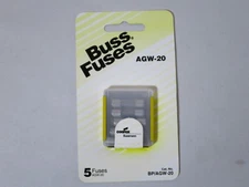 Cooper Bussman AGW-20 5 Pack