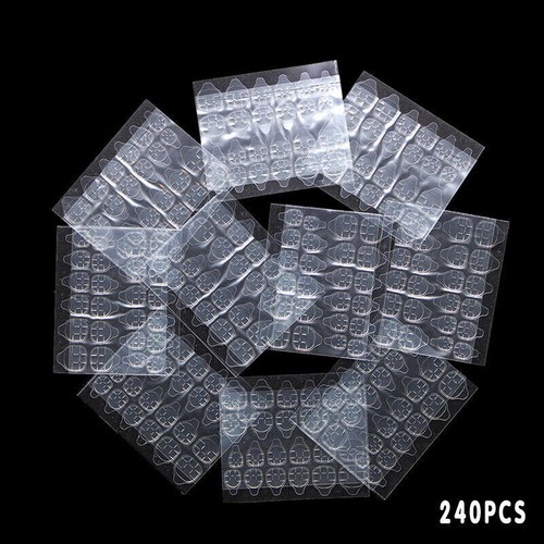 24-2400PCS Double Sided Adhesive Press on Nail Stickers Clear Tape Glue Tabs AU - Picture 15 of 24