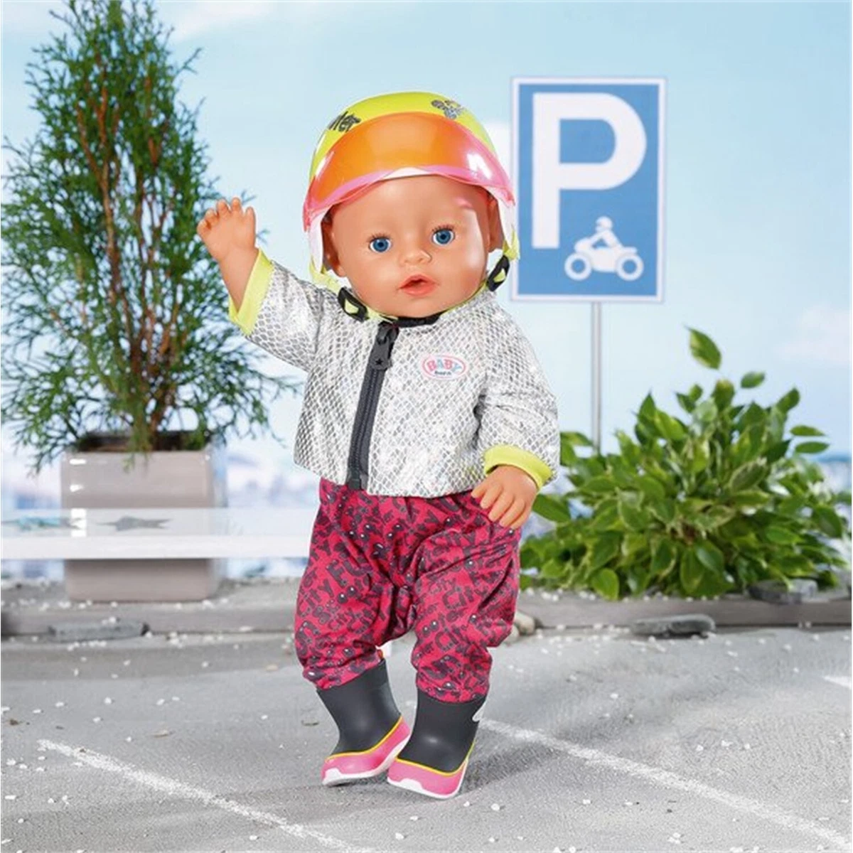 Zapf Creation 830239 BABY born City - Casco para Scooter