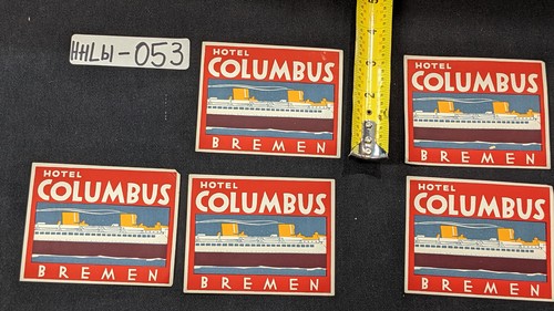 Choose Your Vintage Hotel Luggage Labels, Stickers, and Decals! Flat Shipping! - Picture 197 of 290