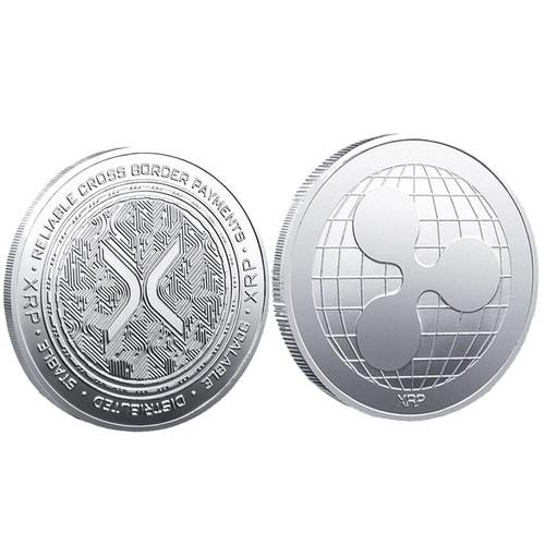 XRP Commemorative Ripple Coin Challenge Coin Physical Crypto Collectible Medal - Picture 7 of 8