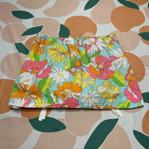 Lilly Pulitzer Paint By Number Floral Skirt Skort Girls 16 Multicolor Pink READ - Picture 2 of 16