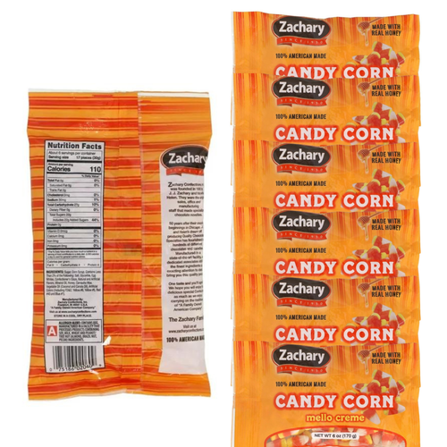 Juego de 12 bolsas Zachary Candy Corn de 6 oz mejor para abril de 2025 - Imagen 3 de 3