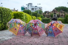 Traditional Indian Decorative Sun Umbrella Parasol Bohemian Wholesale 20 Pc Lot