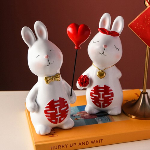 1 Engagement Decor Tisch Dekorationen Dusche Romantische Figurine - Bild 9 von 11
