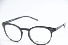 NEW MOREL KOALI 20012K NN17 BLACK BROWN AUTHENTIC EYEGLASSES 46-19