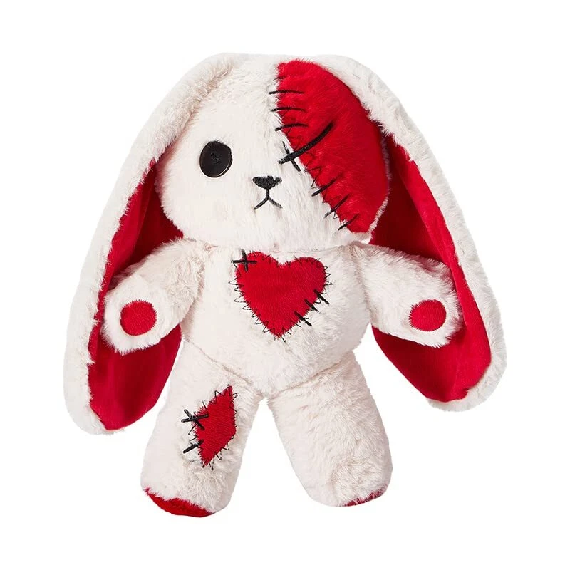 Bunny Plush Bunny Stuffed Animal Toy Bunny Plushie 11.8 inch Red