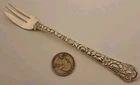 CLUNY by Gorham 6" Sterling Silver Cocktail Seafood Fork OLD MARKS No Mono CRISP