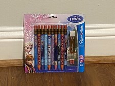 Paper Mate Disney Frozen Mechanical Pencils 10 Pack 1.3 MM HB 2 Extra Lead Olaf
