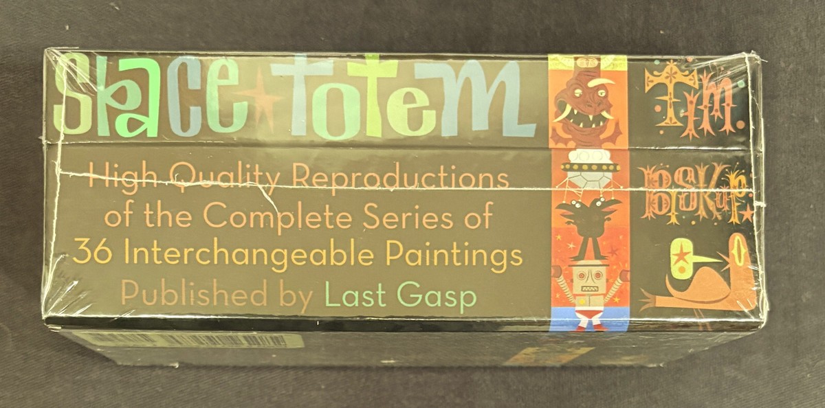 Tim Biskup Space Totem Art Painting Cards Sealed In Box & Signed