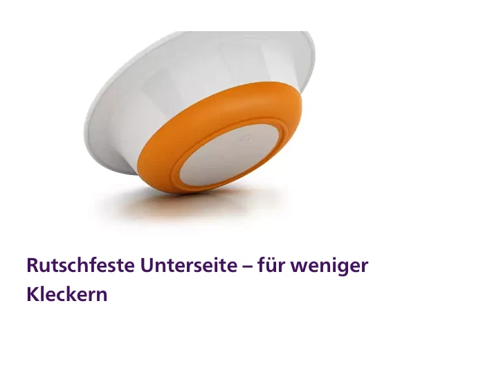 Philips Avent tiefer Teller groß Breischale ab 12 Monate rutschfeste Unterseite - Bild 2 von 2