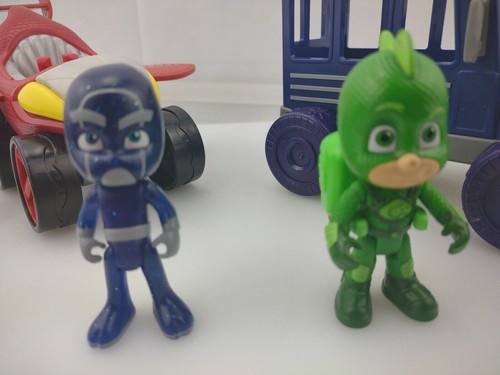 PJ Masks Vehicle Night Ninja Bus, Sky Owl Glider with Gecko - Picture 2 of 11