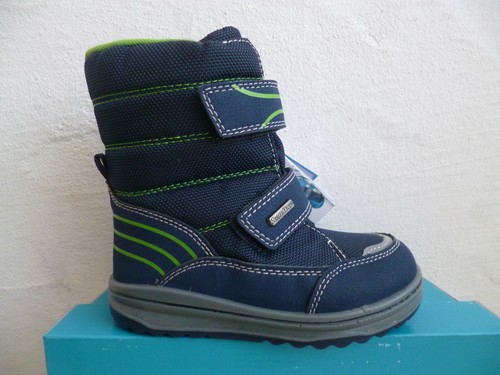 Richter Jungen Stiefel Stiefeletten Boots Winterstiefel Schneestiefel blau NEU! - Bild 8 von 9