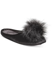 INC Women's Pom Pom Boxed Slippers. Size small 5-6 .