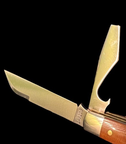 Great Eastern Cutlery GEC 143223 Beer Cub Pale Ale Lino Micarta - Foto 8 di 17