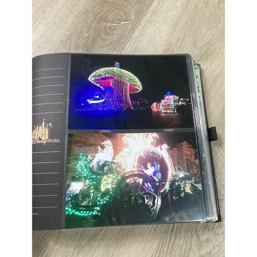 Disney Cinderella Castle Photo Album Scrapbook Souvenir w/ WDW Universal Photos - Picture 9 of 18