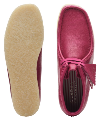 Clark - Wallabee Boot - Berry Leather (WOMEN'S) - 26173235 | eBay